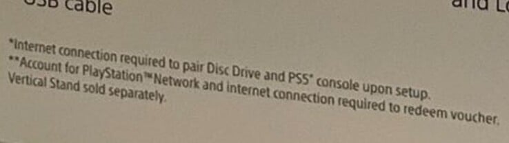 Requisitos de conexão de internet do PlayStation 5 Slim (imagem via CharlieIntel on X)