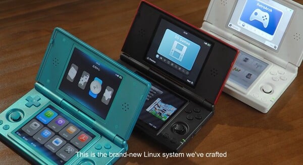 O sistema operacional Linux do Anbernic RG DS tem três temas.