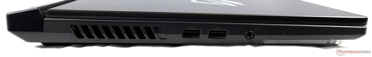 Esquerda: 2x USB-A 3.2 Gen. 1, porta de áudio combinada