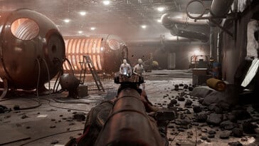 Na imagem: uma captura de tela do jogo Atomic Heart.