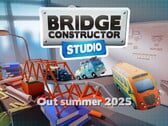 Tela de título de Bridge Constructor Studio