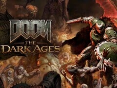 Doom: The Dark Ages é o terceiro título da série que começou com Doom (2016). (Fonte da imagem: Nvidia)