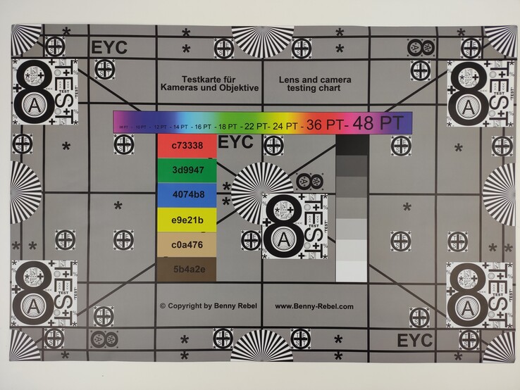 Xiaomi Mi 9 Lite - test chart