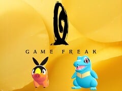 Logotipo da Game Freak com criaturas Pokémon abaixo (Fonte da imagem: Game Freak, Nintendo of America com edições)