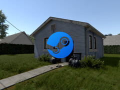 O jogo gratuito tem atualmente uma avaliação positiva de 94%. Na foto: uma captura de tela editada com o logotipo do Steam na parte superior.