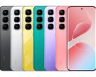O Infinix Hot 60 Pro+ chega nas cores coral tides, misty violet, cyber green, sonic yellow, titanium silver e sleek black (Fonte da imagem: Infinix)