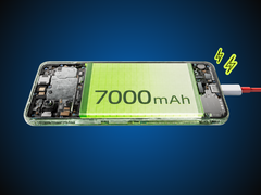 O OnePlus Nord CE6 Lite possui uma bateria de 7.000mAh.