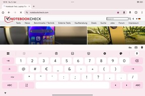 Xiaomi Pad 7: Teclado padrão
