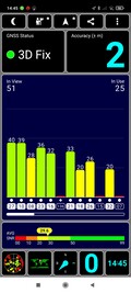 Recepção GPS ao ar livre