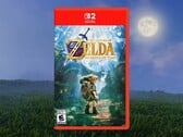 Cópia física do remake de Zelda: Ocarina of Time exibida
