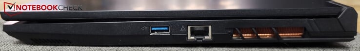Direito: USB-A 3.2 Gen 2, LAN