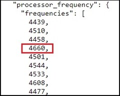 Relógio a 4.660 MHz. (Fonte de imagem: Geekbench)