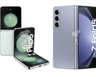 O Galaxy Z Flip5 e o Galaxy Z Fold5 estarão disponíveis em várias opções de cores. (Fonte da imagem: @_snoopytech_)