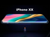 Renderização do design do iPhone 20/XX gerada por IA.