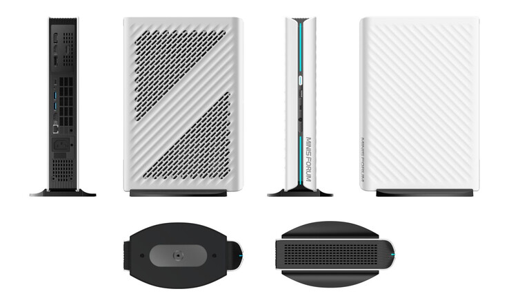 O Minisforum G1 e o G1 Pro medem 315 x 216 x 57,2 mm e pesam 3,81 kg. (Fonte da imagem: Minisforum)