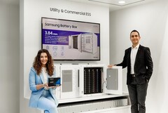 A caixa de bateria de 3,84 MWh (imagem: Samsung)