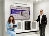 A caixa de bateria de 3,84 MWh (imagem: Samsung)
