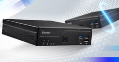 Os dois novos modelos Shuttle XPC medem 19 x 16,5 x 4,3 cm. (Fonte da imagem: Shuttle)