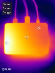 Mind Pro de Khada durante o teste de estresse (lado superior)