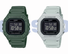 Da esquerda para a direita (na foto), o Casio W218H-3BV e o Casio W218H-8BV. (Fonte da imagem: Casio)