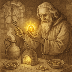 Transformando mercúrio em ouro (fonte da imagem: ChatGPT DALL-E)