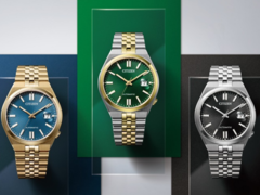 Da esquerda para a direita (na foto), Citizen Tsuyosa NK0023-57L, NK0024-54X e NK0020-55E. (Fonte da imagem: Citizen)