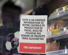 Aviso de ciberataque num supermercado francês