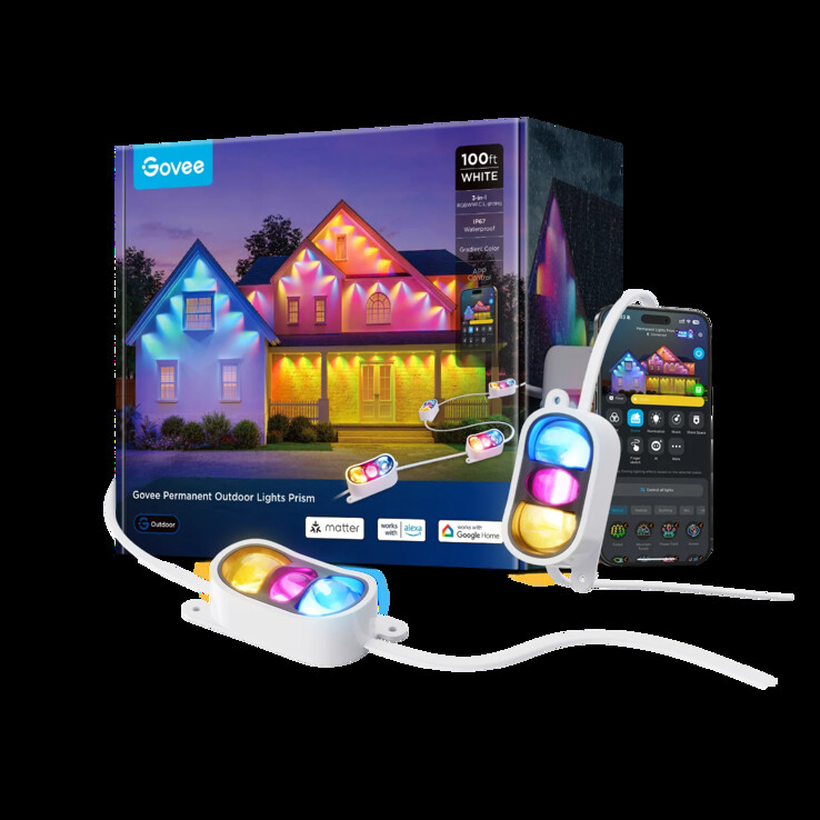 A Govee Permanent Outdoor Lights Prism. (Fonte da imagem: Govee)