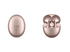 O Huawei FreeBuds 6 Rose Gold é exclusivo da China por enquanto. (Fonte da imagem: Huawei)