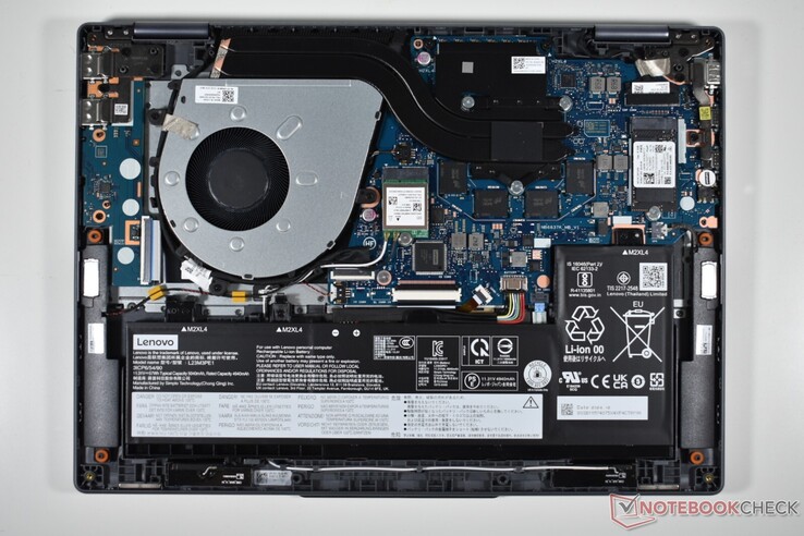 Lenovo IdeaPad 2-em-1 14AKP10: Parte interna