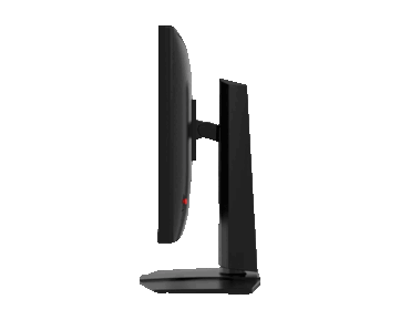 Vista lateral do monitor para jogos MSI MAG 271KPD7