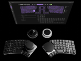 Teclado ergonômico dividido Naya Create com quatro módulos