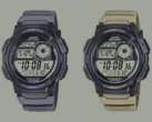 A Casio lançou os relógios AE1000W-5AV e AE1000W-8AV (foto) nos EUA. (Fonte da imagem: Casio)