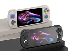 Os dois novos designs do Pocket 6 que a Retroid apresentou agora. (Fonte da imagem: Retroid - editado)