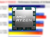O Ryzen 9 7950X3D contém 16 núcleos, 32 roscas e 128 MB de V-Cache 3D. (Fonte: AMD/3DCenter-edited)