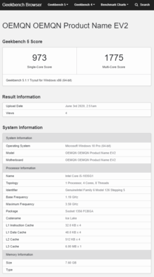 (Fonte de imagem: Geekbench)