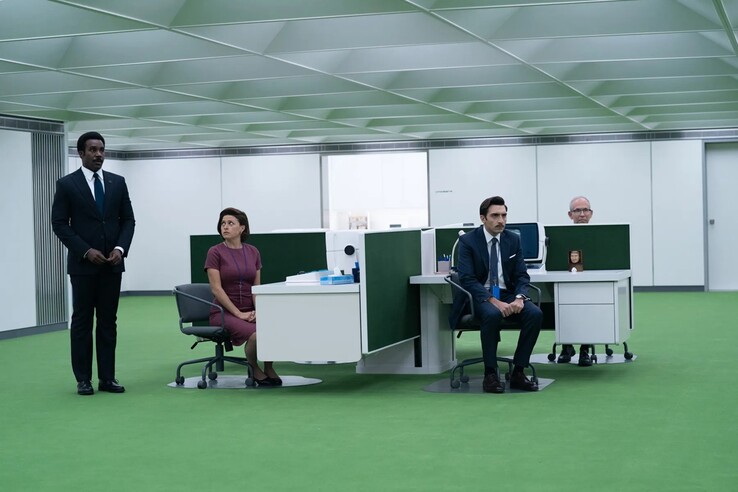 A segunda temporada de Severance foi filmada principalmente com a Venice 2 da Sony, que serviu como câmera A durante toda a temporada. (Fonte da imagem: Apple TV+)