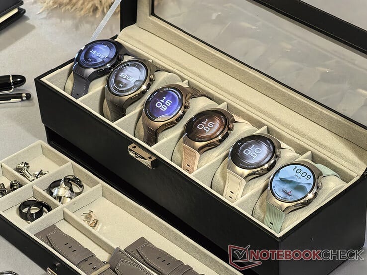 As opções de cores do Huawei Watch 5 (Fonte da imagem: Notebookcheck)