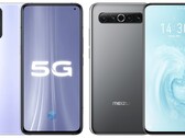 O iQOO 3 e o Meizu 17 Pro foram elogiados por suas qualidades em termos de preço-desempenho. (Fonte da imagem: iQOO/Meizu - editado)