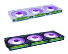O Lian Li UNI Fan SL-INF Wireless vem em duas opções de cores, ambas com design de espelho infinito. (Fonte da imagem: Lian Li)