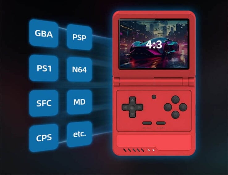O Powkiddy V90S deve ser capaz de emular consoles de até quinta geração. (Fonte da imagem: Powkiddy)