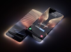 O smartphone com uma tela de enrolar seria supostamente parte da série Galaxy Z dobrável. (Fonte de imagem: LetsGoDigital)