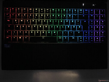 Schenker XMG Neo 15 - iluminação de teclas