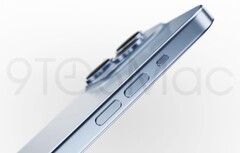 Apple espera-se que sejam feitas apenas pequenas alterações visuais entre o iPhone 14 Pro e o iPhone 15 Pro. (Fonte da imagem: 9to5Mac)