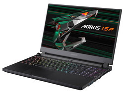 O Aorus 15P XC (8DE2430SH), unidade de teste fornecida pela Gigabyte Alemanha