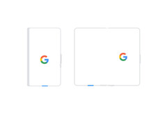 O Pixel Fold, como visto em Android 12L código. (Fonte da imagem: 9to5Google)