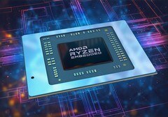 Os processadores embutidos V3000 da AMD poderiam ser os primeiros a serem lançados com a nova arquitetura Zen 3+ de 6 nm. (Fonte de imagem: AMD)