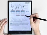Os displays eletrônicos de papel poderiam ser usados para os displays secundários nos dispositivos dobráveis do Apple. (Fonte de imagem: Hexus)