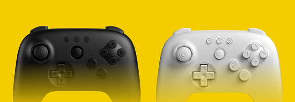 O 8BitDo 64 Controller está disponível nas opções de cores Preto e Branco. (Fonte da imagem: 8BitDo)