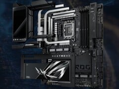 Uma renderização da placa-mãe ASUS ROG Maximus Z890 Extreme